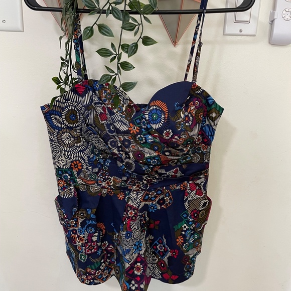 Anthropologie Fei Primula Corset Strapless Top - Size 4 - Picture 2 of 4